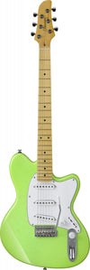 IBANEZ Yvette Young Signature E-Guitar 6 String - Slime Green Sparkle + Special Sticker