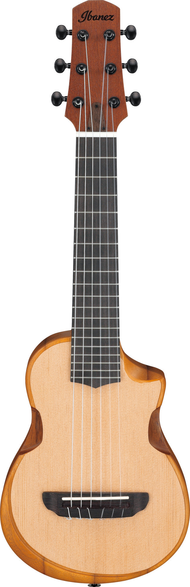 IBANEZ AU Piccolo Gitarre 6-String - Open Pore Natural + Gigbag