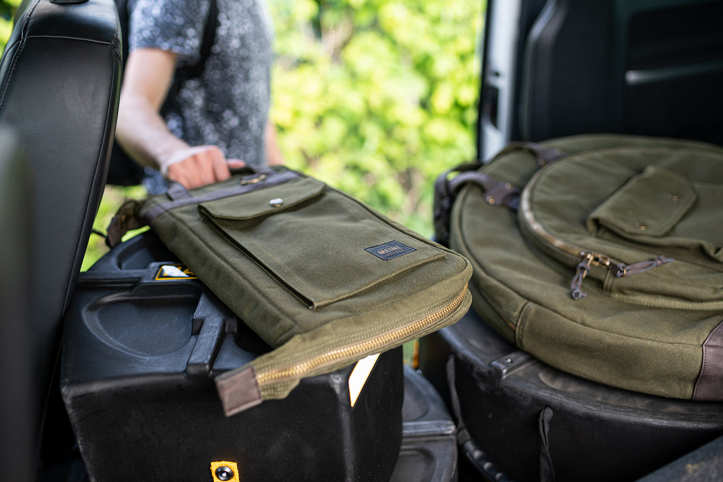MEINL Cymbals Canvas Collection Stick Bag - Forest Green
