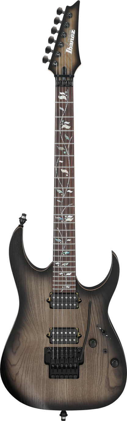 IBANEZ j.custom RG E-Gitarre 6-String - Anvil Gray Burst Flat + Koffer