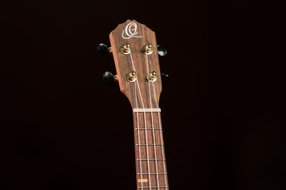 ORTEGA Timber Series Concert Ukulele 4 String - Solid Cedar / Walnut Natural + Bag
