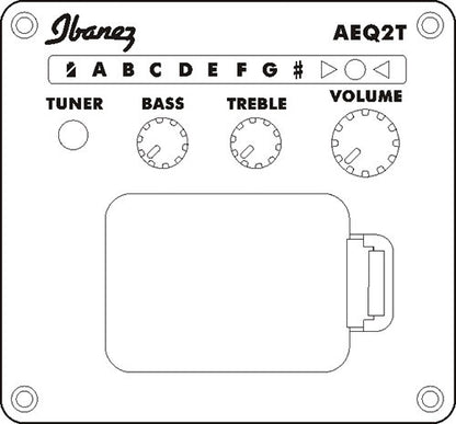 IBANEZ Preamp AEQ2T Ersatz für 5AEQ81F - Nur Hauptteil