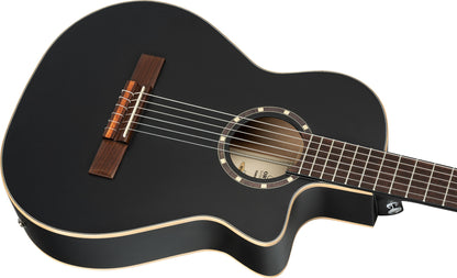 ORTEGA Family Series 3/4 Konzertgitarre 6-String - Satin Black + Gigbag