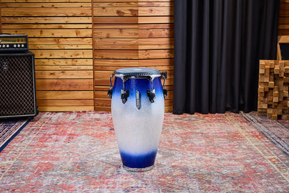 MEINL Percussion Artist Series William Kachiro Conga 11 3/4" /REMO® Black Calfskin Skyndeep Heads - Electric Sky