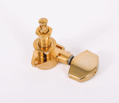 IBANEZ acoustic guitar single machine head tuner 1 x right gold - Discontinued item because partially tarnished
