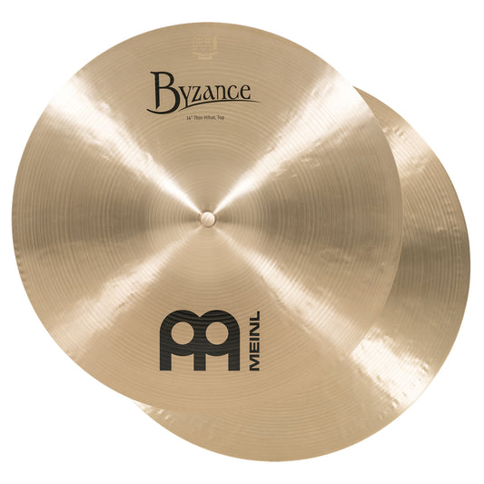 MEINL Cymbals Byzance Traditional Thin HiHat - 14"