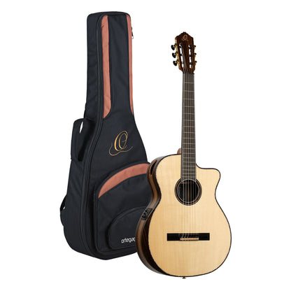 ORTEGA The Private Room 4/4 Nylon String Guitar 6-String - Natural + Gig Bag