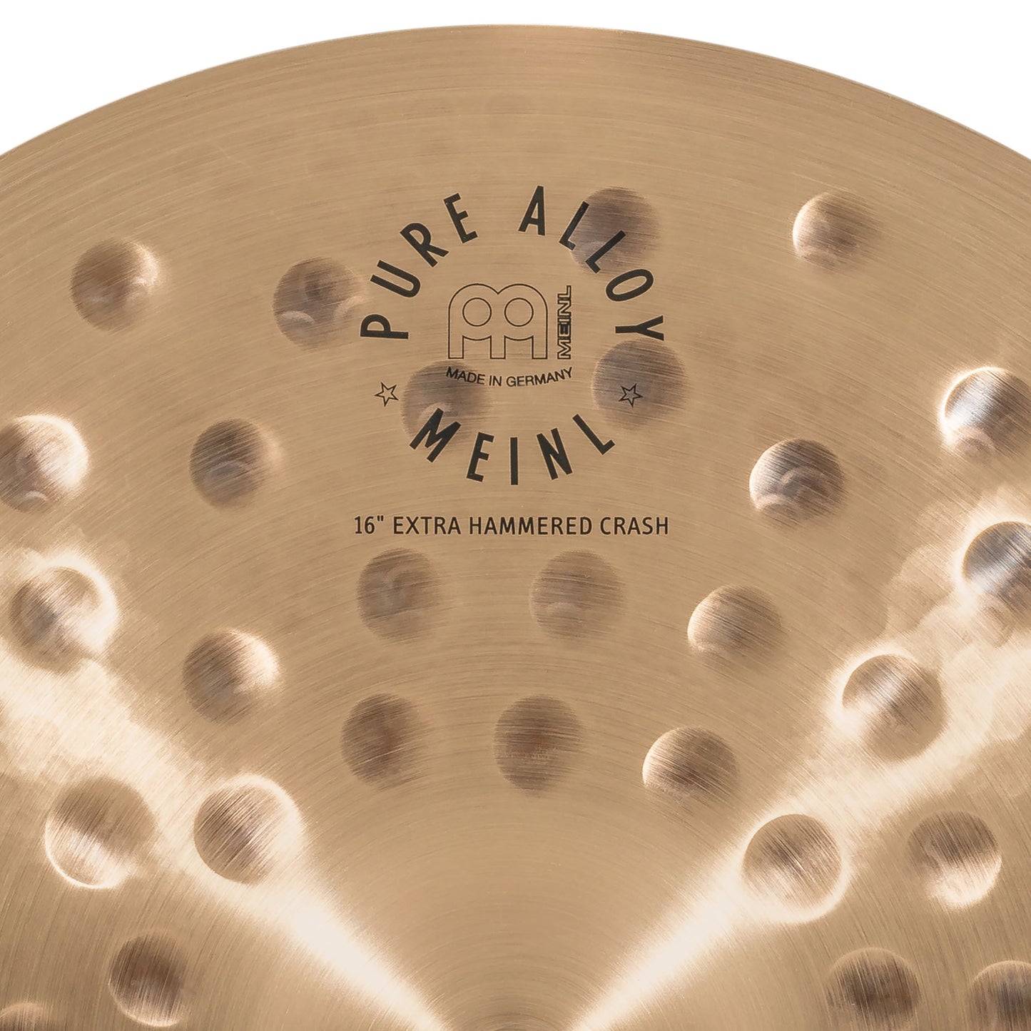 MEINL Cymbals Pure Alloy Extra Hammered Crash - 16"