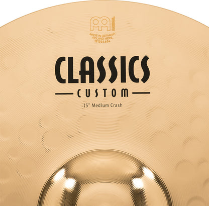 MEINL Cymbals Classics Custom Brilliant Medium Crash - 15"