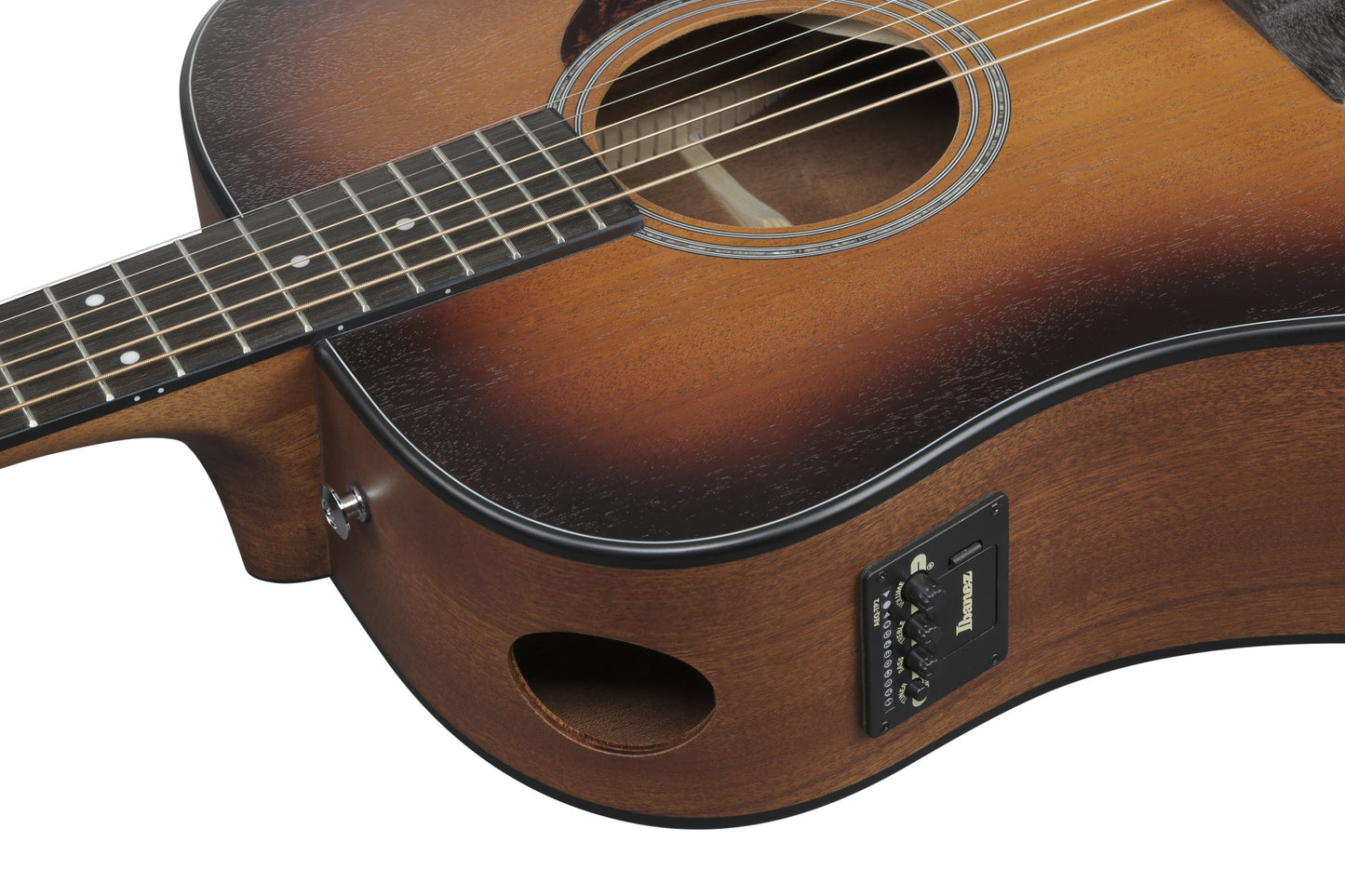 IBANEZ Advanced Acoustic AAD Acoustic Guitar 6-String - Open Pore Mahogany Sunburst