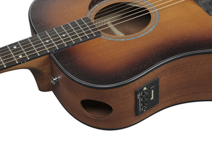 IBANEZ Advanced Acoustic AAD Acoustic Guitar 6-String - Open Pore Mahogany Sunburst