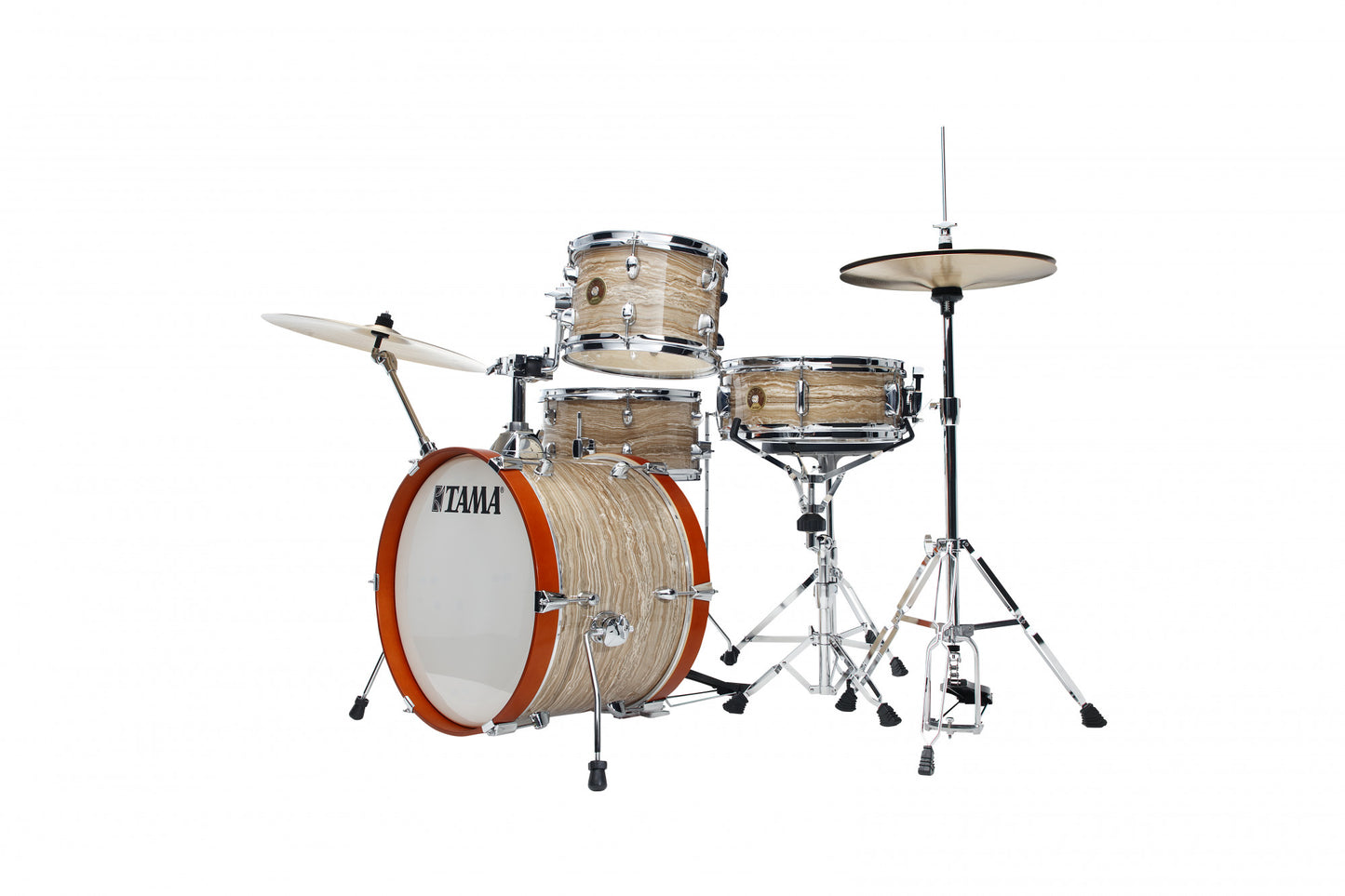 TAMA Club-Jam Shell Kit 4 teilig - Cream Marble Wrap/Chrom HW