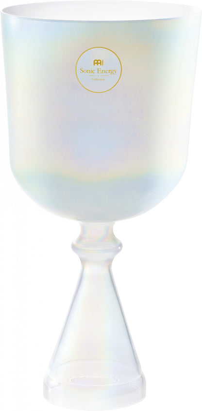 MEINL Sonic Energy Crystal Singing Chalice 6.75" - C4/Root Chakra/440 Hz - Creamy