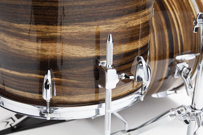 TAMA Imperialstar Drum Set 6 teilig - Coffee Teak Wrap/Chrom HW + MEINL Cymbals HCS Cymbal Kit/Stage Master Double-Braced Hardware Kit