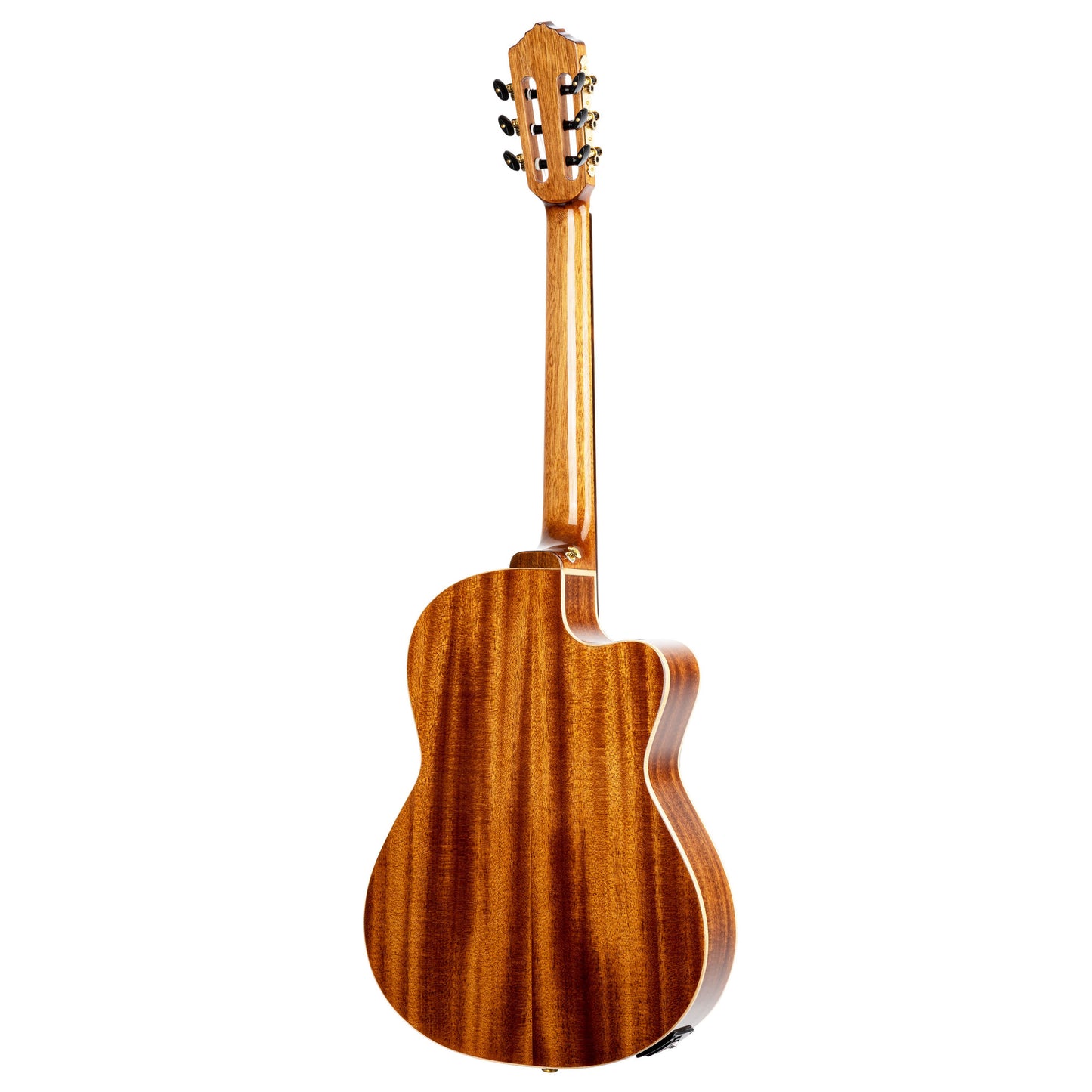 ORTEGA Performer Series 4/4 Thinline Konzertgitarre 6-String Lefty - Natural + Gigbag