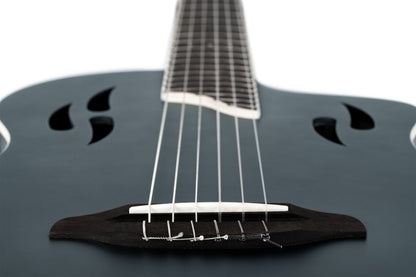 ORTEGA TourPlayer DeLuxe Nylon String Guitar 6-String - Spruce Black + Gig Bag