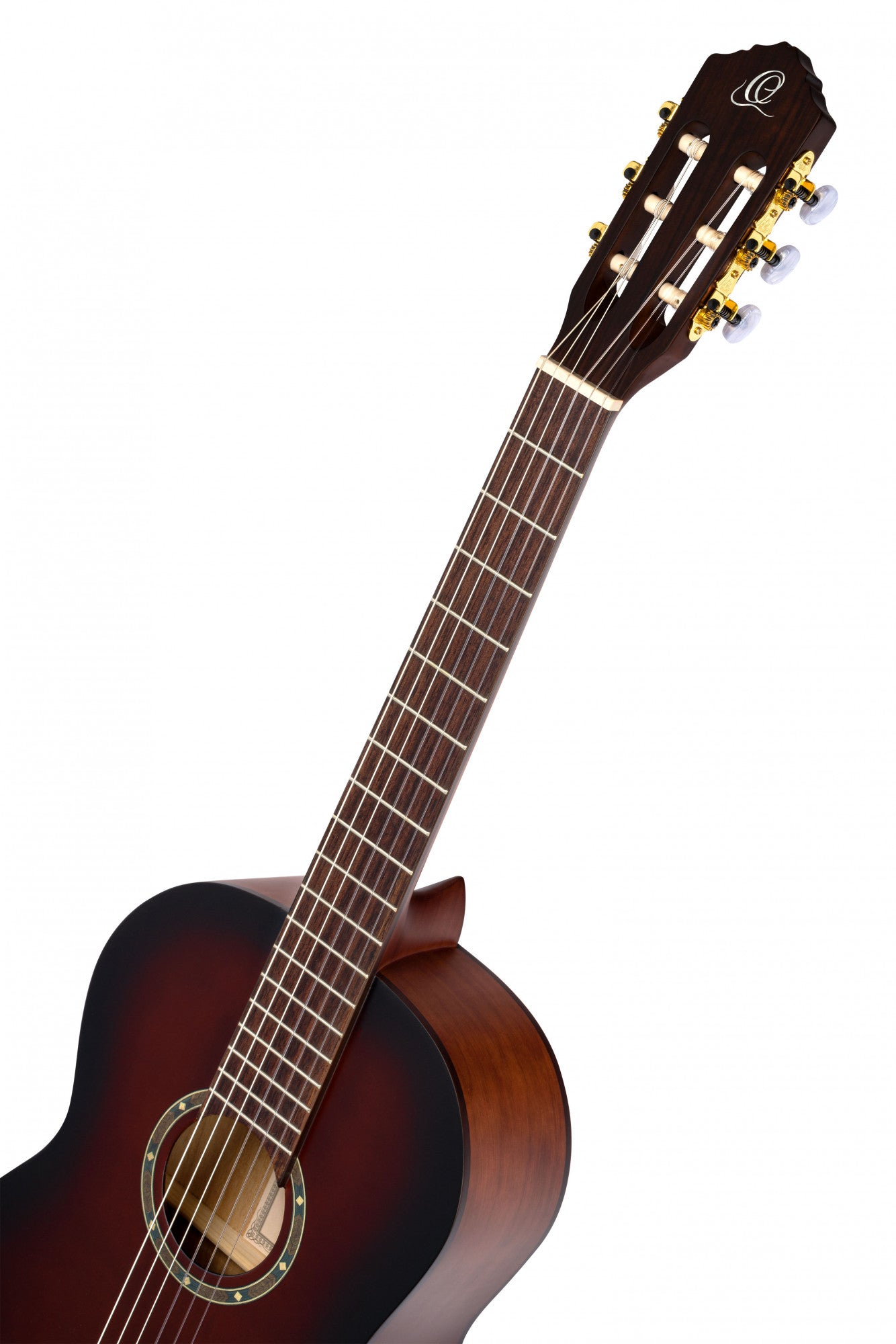 ORTEGA Student Series Pro DeLuxe 4/4 Classical Guitar 6 String - Solid Spruce / Catalpa Bourbon Fade