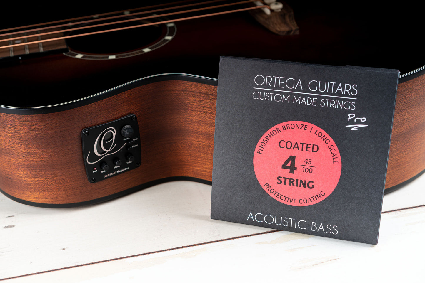 ORTEGA Custom Made Strings Pro - Acoustic Bass 4 String