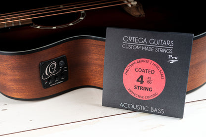 ORTEGA Custom Made Strings Pro - Acoustic Bass 4 String