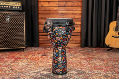 MEINL Percussion Jumbo Djembe 12" - Day Of The Dead