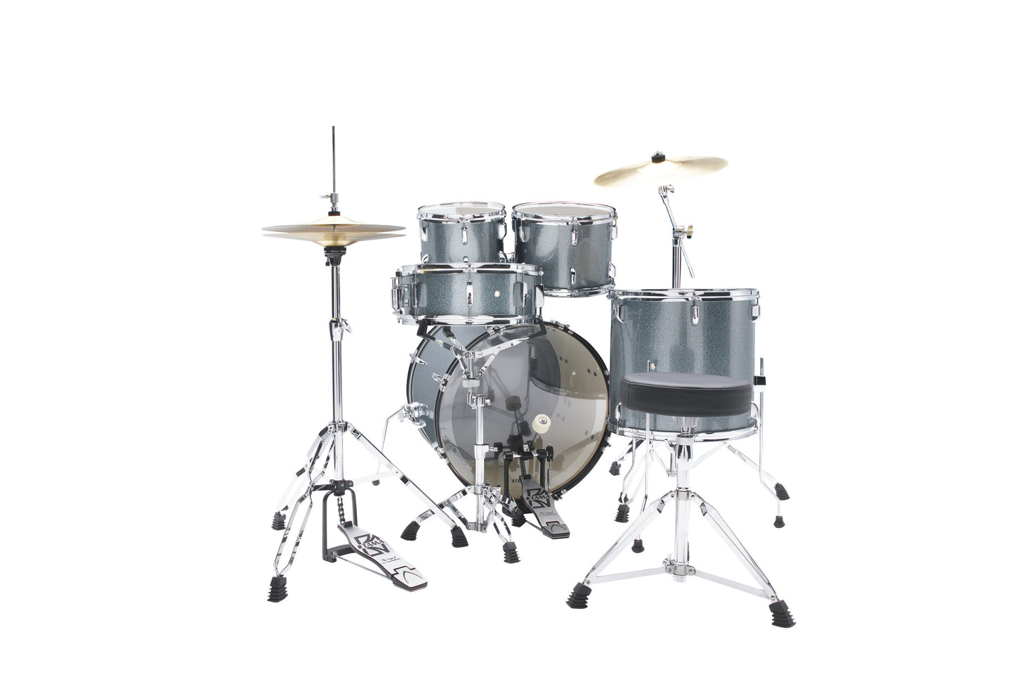 TAMA Stagestar Drum Set 5 teilig (22" BD) - Sea Blue Mist/Chrom HW + MEINL Cymbals BCS Cymbal Set