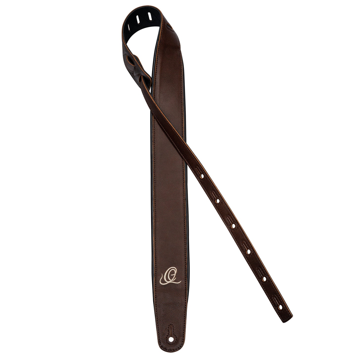 ORTEGA Echtledergitarrengurt - Highland Chocolate