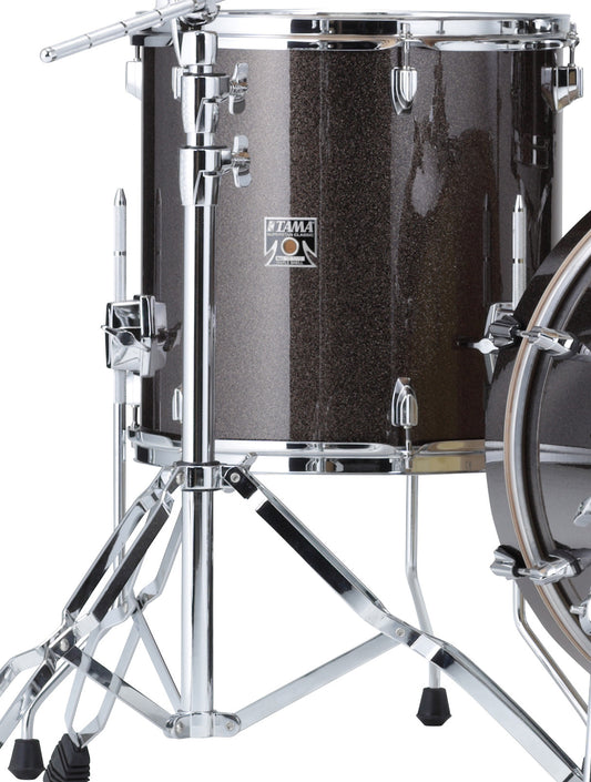 TAMA Superstar Classic Floor Tom 18" x 16" - Midnight Sparkle/Chrom HW