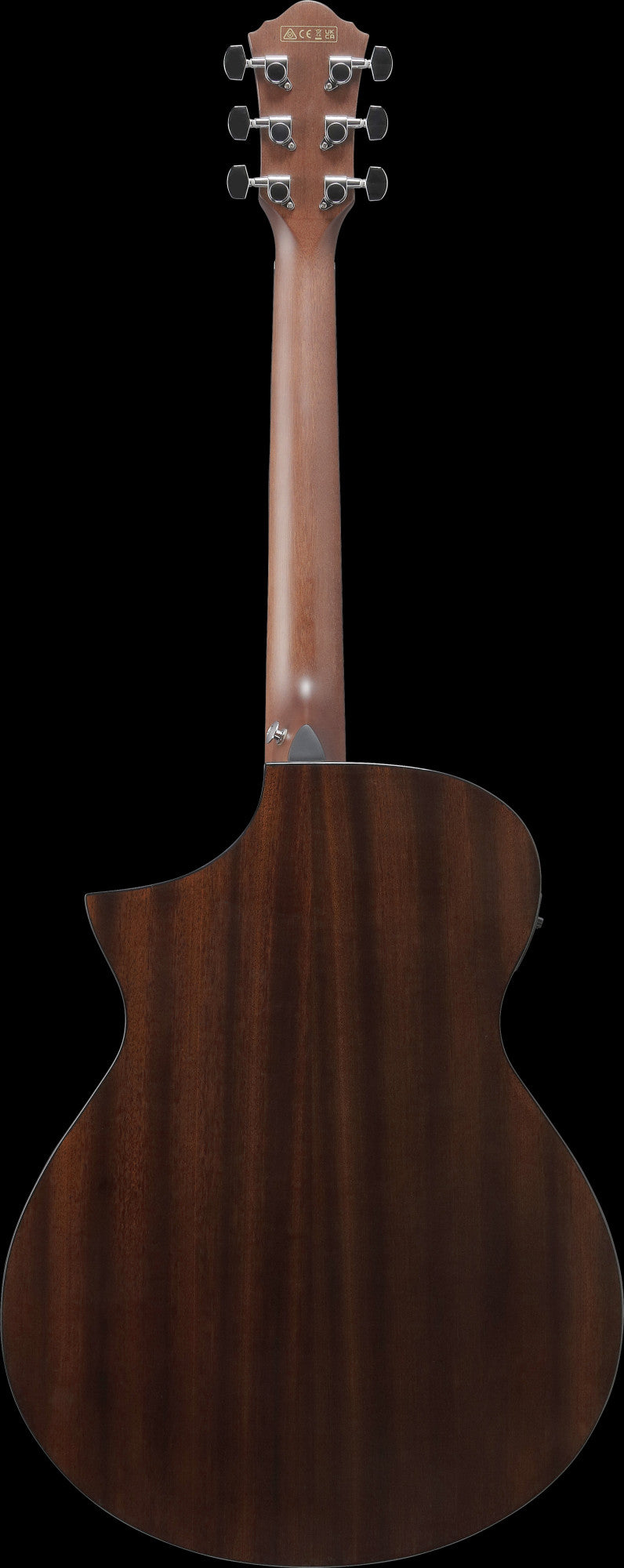 IBANEZ AEWC Acoustic Guitar 6-String - Transparent Blue Sunburst Top & Natural High Gloss Back & Side