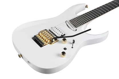 IBANEZ Prestige, Axe Design Lab RGA Electric Guitar 6-String - White + Case
