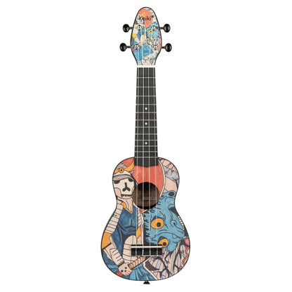 KEIKI K2 Series Soprano Ukulele Set - Agathis / ABS Samurai