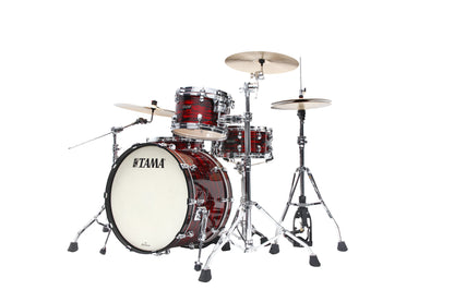 TAMA Starclassic Maple Duracover Wrap Shell Kit 3 teilig - Red Oyster/Chrom HW