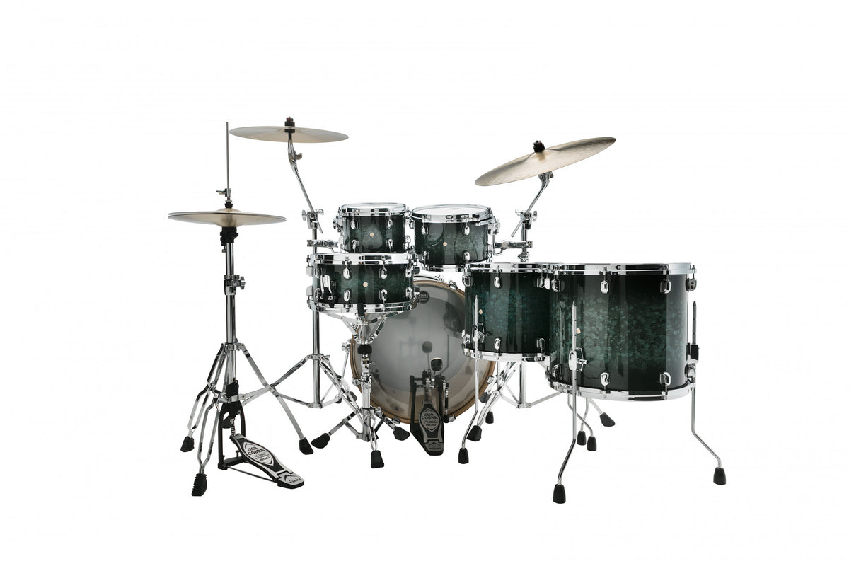 TAMA Starclassic Performer Shell Kit 5 pcs - Molten Steel Blue Burst/Chrome HW