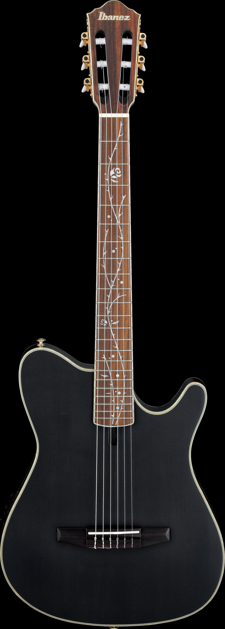 IBANEZ Tim Henson Signature Nylon String Guitar 6-String - Transparent Black Flat