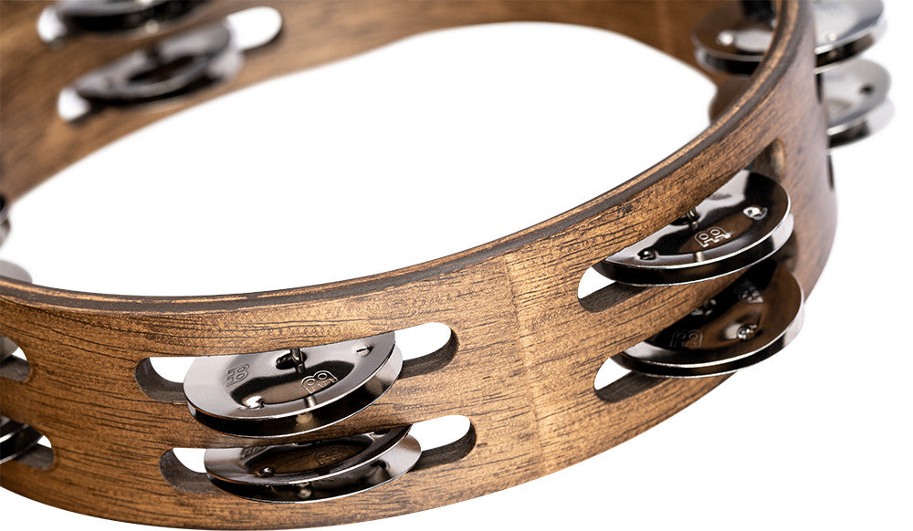 MEINL Percussion Compact Wood Series Tambourine - 8"