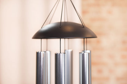Meinl Sonic Energy Moon Meditation Chime 44"/110 cm - 432 Hz - Runder Bogendeckel/Silber