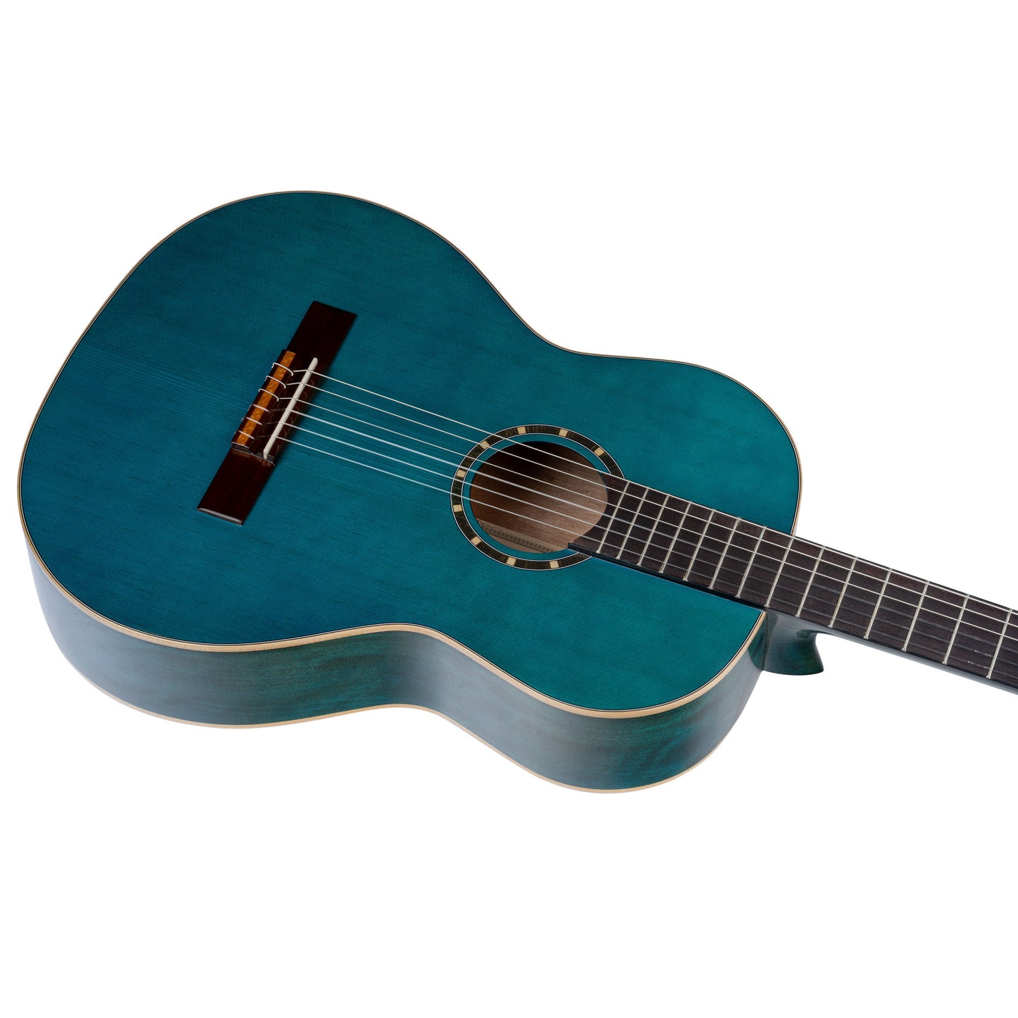 ORTEGA Family Series 4/4 Slim Neck Konzertgitarre 6 String - Ocean Blue + Bag
