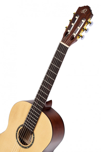 ORTEGA Student Series Pro DeLuxe 4/4 Classical Guitar 6 String - Solid Spruce / Catalpa Natural