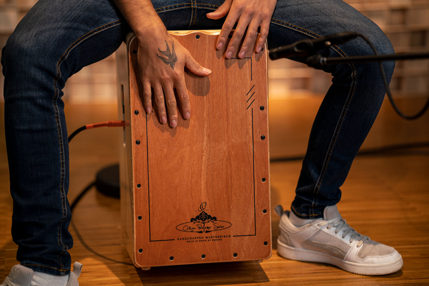 ORTEGA Performer Serie Cajon - Cedar / Baltic Birch Natural