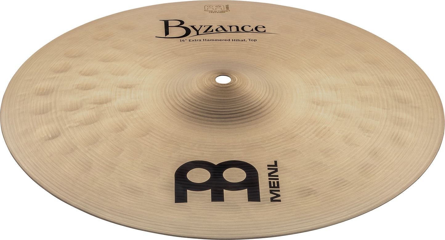 MEINL Cymbals Byzance Traditional Extra Hammered Hihat - 14"