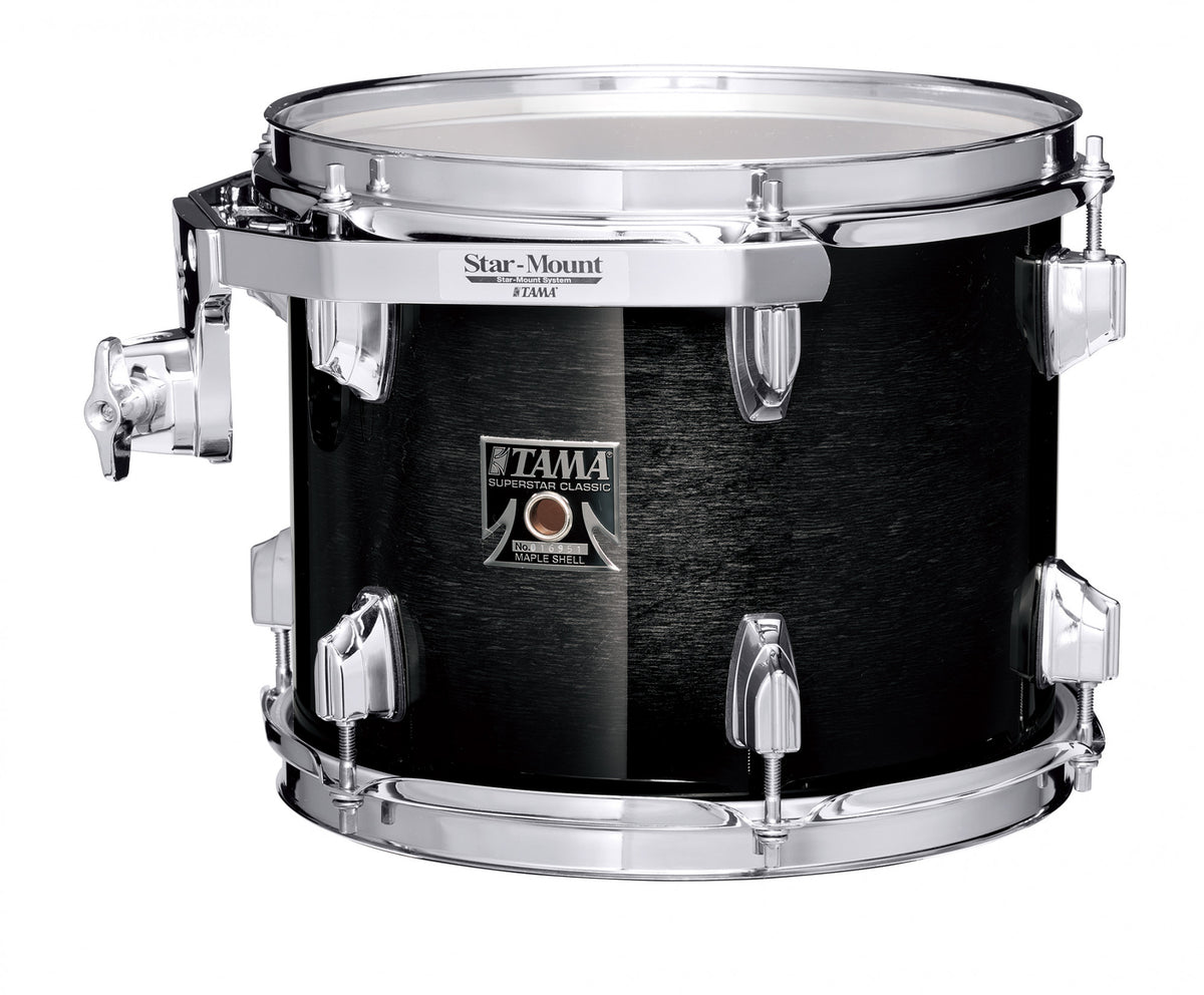 TAMA Superstar Classic Rack Tom 13" x 9" - Transparent Black Burst/Chrom HW