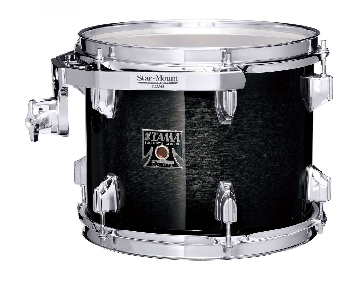 TAMA Superstar Classic Rack Tom 8" x 6" - Transparent Black Burst/Chrom HW