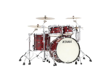 TAMA Starclassic Maple Duracover Wrap Shell Kit 4 teilig - Red Oyster/Chrom HW