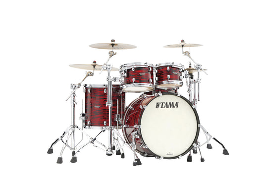 TAMA Starclassic Maple Duracover Wrap Shell Kit 4 teilig - Red Oyster/Chrom HW