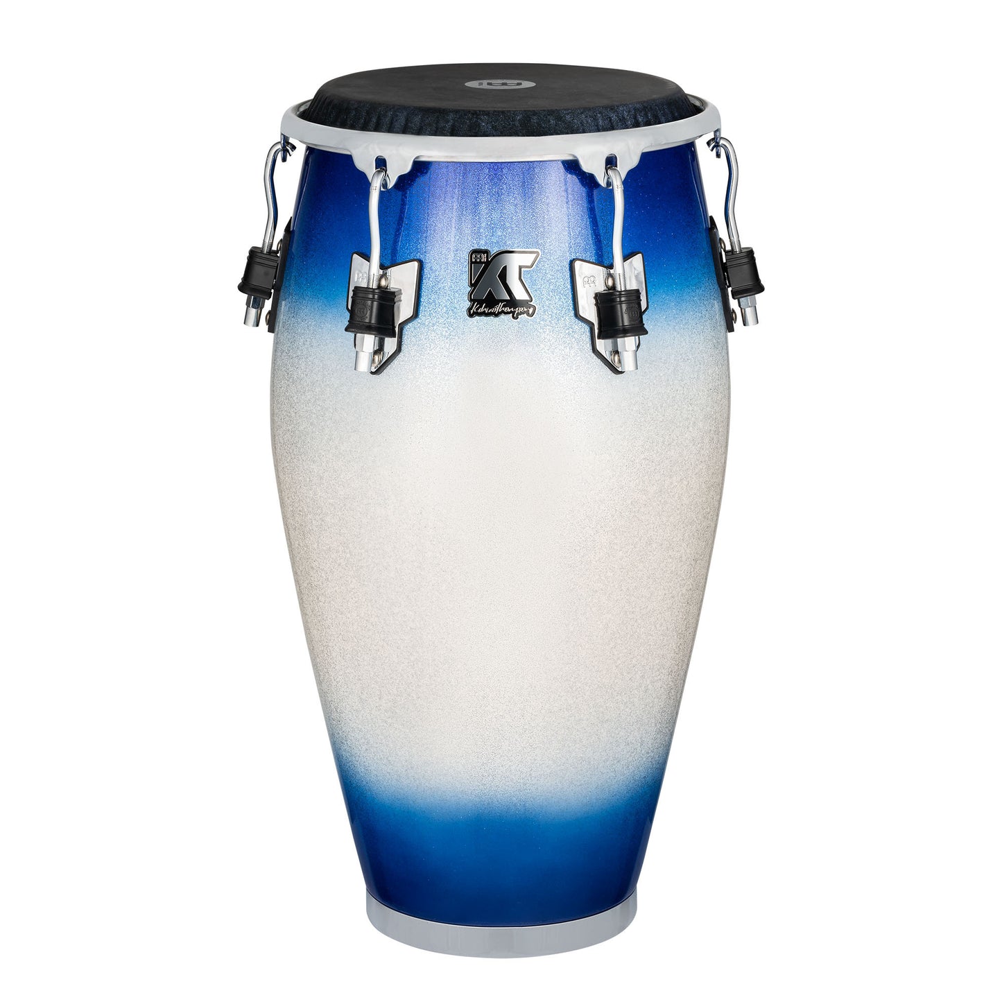 MEINL Percussion Artist Series William Kachiro Conga 11 3/4" /REMO® Black Calfskin Skyndeep Heads - Electric Sky