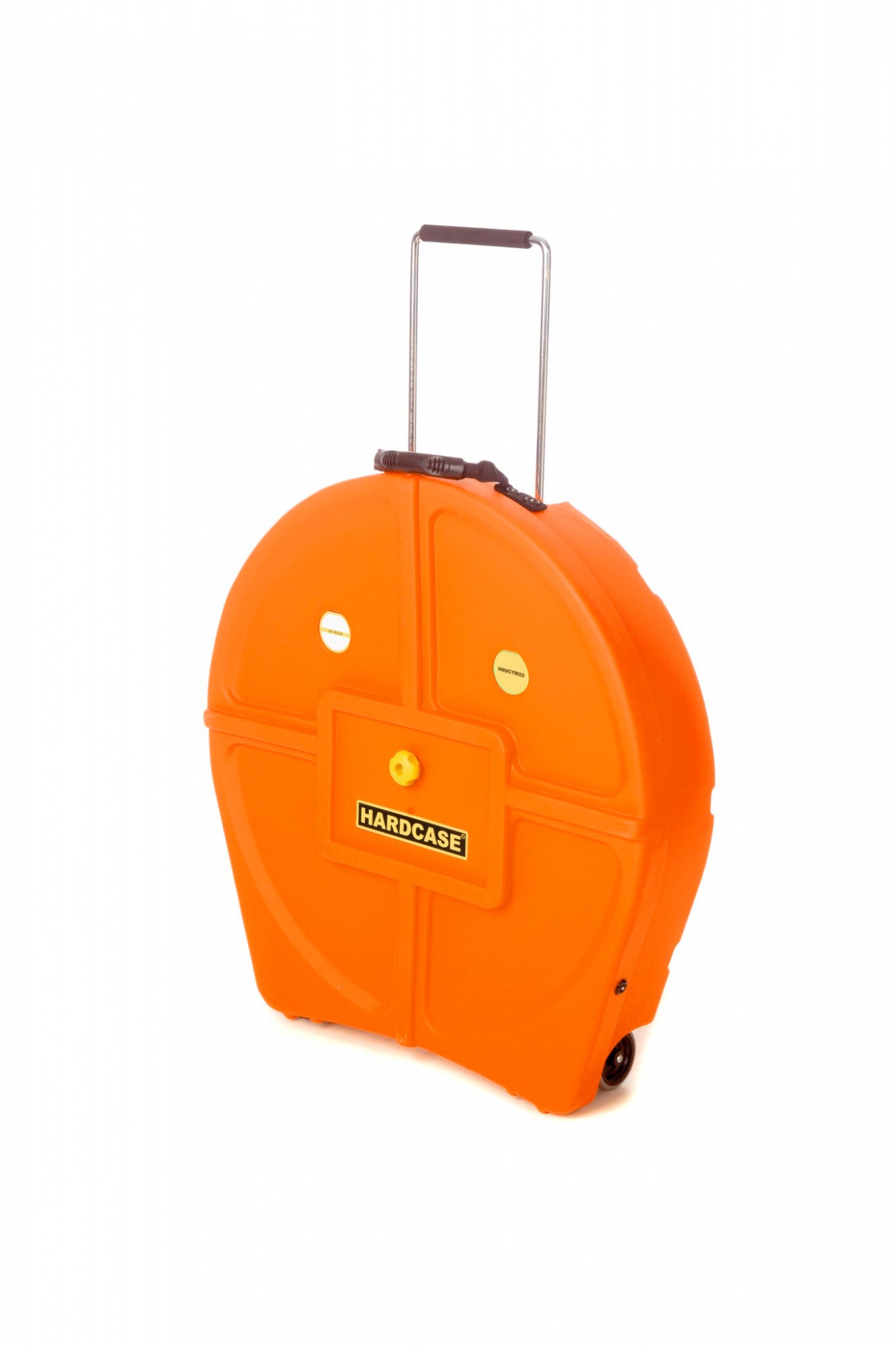 HARDCASE Cymbal Trolley-Case 22" for 9 Cymbals - Orange
