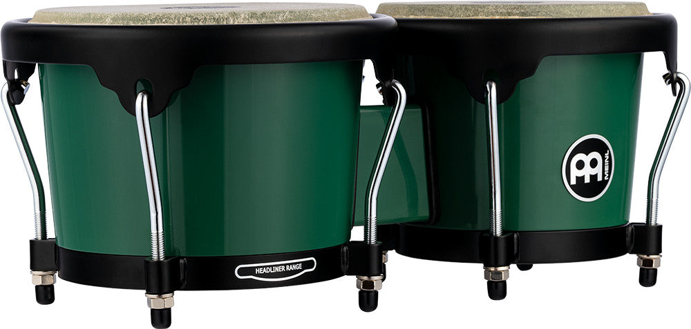 MEINL Percussion Journey Series Bongo 6 1/2" Macho & 7 1/2" Hembra - Forest Green