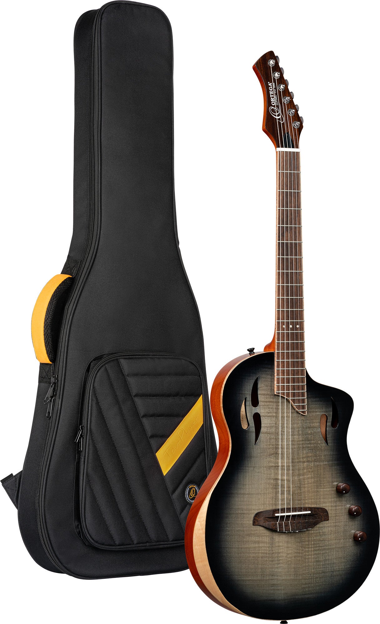 ORTEGA TourPlayer Series 4/4 Größe Nylonsaitengitarre 6-String + Pro Gigbag