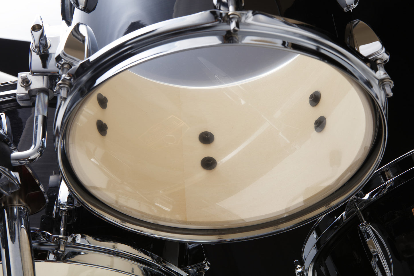 TAMA Imperialstar Drum Set 5 pcs - Hairline Black/Chrome HW + MEINL Cymbals HCS Cymbal Kit/Stage Master Double-Braced Hardware Kit
