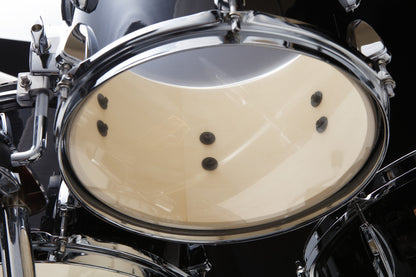TAMA Imperialstar Drum Set 5 pcs - Hairline Black/Chrome HW + MEINL Cymbals HCS Cymbal Kit/Stage Master Double-Braced Hardware Kit