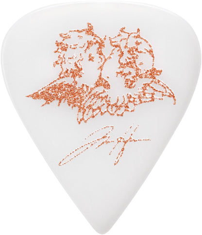IBANEZ Tim Henson Pick Heavy, 50 Pieces/Bulk - White/Pink with W6RST Logo